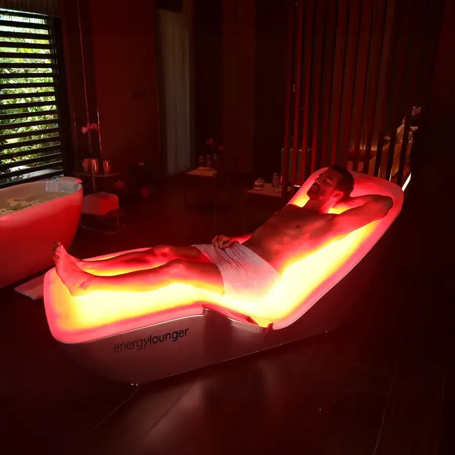 EnergyLounger zero gravity red light bed