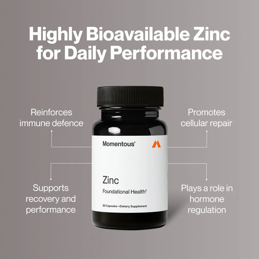 Momentous Zinc testosterone
